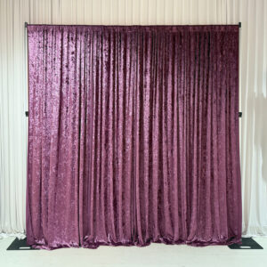 Drapes Crush Velvet: Purple
